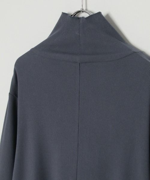 LBC（エルビーシー）の「タートルリブカットロングワンピース（ワンピース・レディース・ブラック/チャコールグレー・M）」の5枚目の写真