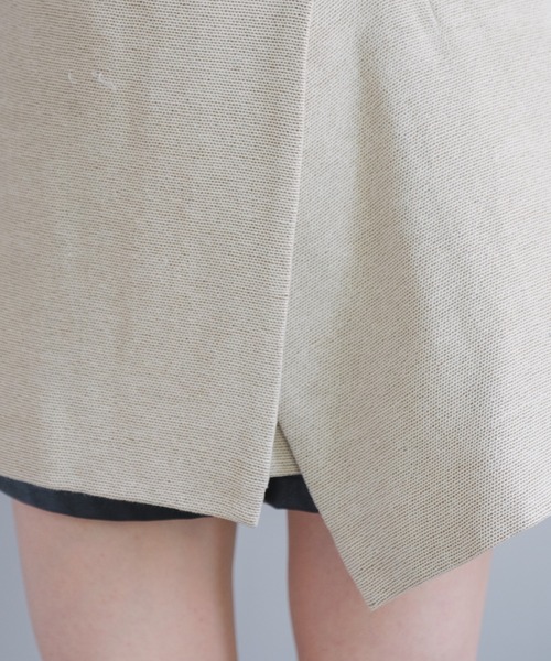 Kastane（カスタネ）の「【SET UP対応】ジャガードラップミニスカート（スカート・レディース・ブラウン/アイボリー・FREE）」の15枚目の写真