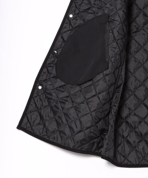 coca（coca）（コカ）の「ダイヤキルトコート（その他アウター・レディース・カーキ/ブラック・L/M）」の4枚目の写真