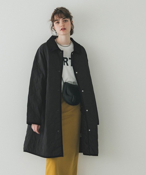 coca（coca）（コカ）の「ダイヤキルトコート（その他アウター・レディース・カーキ/ブラック・L/M）」の7枚目の写真