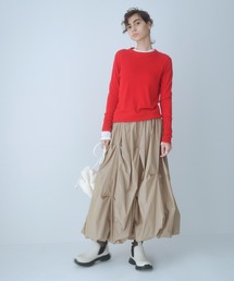 emmi | 【emmi atelier】emmiワンポイントロングスリーブニット(ニット/セーター)