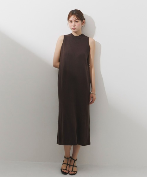 Olu.（オルドット）の「バックラインリブニットワンピース（ワンピース・レディース・ブラウン系その他/チャコールグレー/ブラック・FREE）」の15枚目の写真