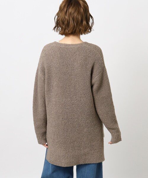 grove(グローブ)の「◆トレンドのブークレ糸を使用したチュニックニット(ニット/セーター・レディース・ブラウン系その他/アイボリー・02/03/01/04)」の20枚目の写真