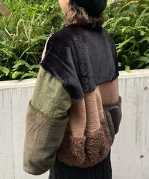 ROSE BUD（ローズバッド）の「パッチワークファージャケット（その他