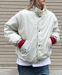 Chikashitsu +（チカシツプラス）の「【Chikashitsu +】unisex padding blouson / 【チカシツプラス】ユニセックスパディング長袖ブルゾン（MA-1）」
