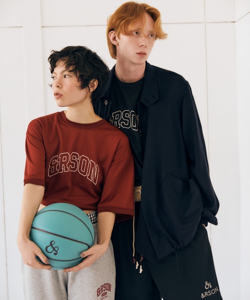 ＆RSON（アンダーソン）の「STANDARD PRINT T-SHIRT（Tシャツ/カットソー・メンズ・ブラック/ワインレッド/ホワイト・SMALL/MEDIUM/LARGE/X-LARGE）」の19枚目の写真