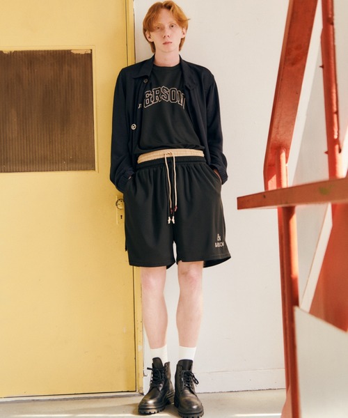 ＆RSON（アンダーソン）の「STANDARD PRINT T-SHIRT（Tシャツ/カットソー・メンズ・ブラック/ワインレッド/ホワイト・SMALL/MEDIUM/LARGE/X-LARGE）」の4枚目の写真