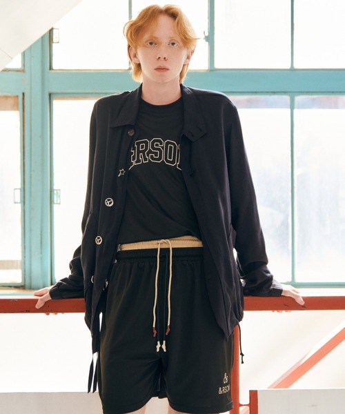 ＆RSON（アンダーソン）の「STANDARD PRINT T-SHIRT（Tシャツ/カットソー・メンズ・ブラック/ワインレッド/ホワイト・SMALL/MEDIUM/LARGE/X-LARGE）」の5枚目の写真