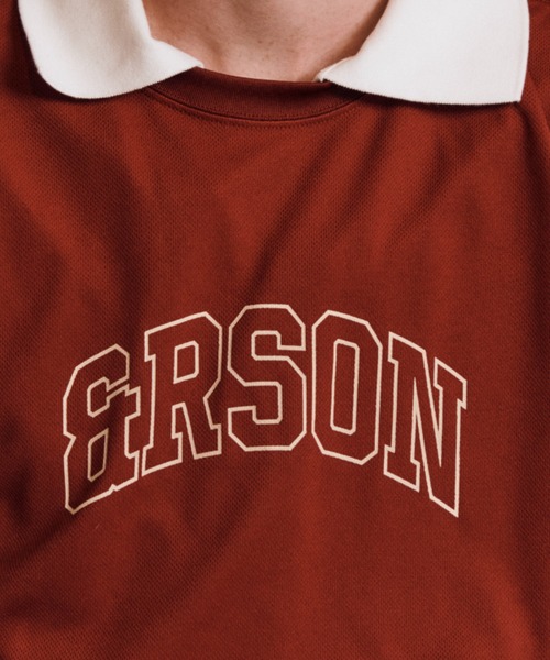 ＆RSON（アンダーソン）の「STANDARD PRINT T-SHIRT（Tシャツ/カットソー・メンズ・ブラック/ワインレッド/ホワイト・SMALL/MEDIUM/LARGE/X-LARGE）」の14枚目の写真