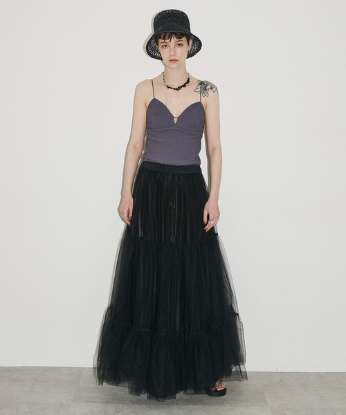 ラベルエチュードスカート セール】Giselle(レイヤードチュールスカート)（スカート）｜LA