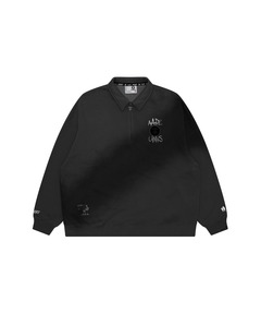 AAPE HALF ZIP SWEAT