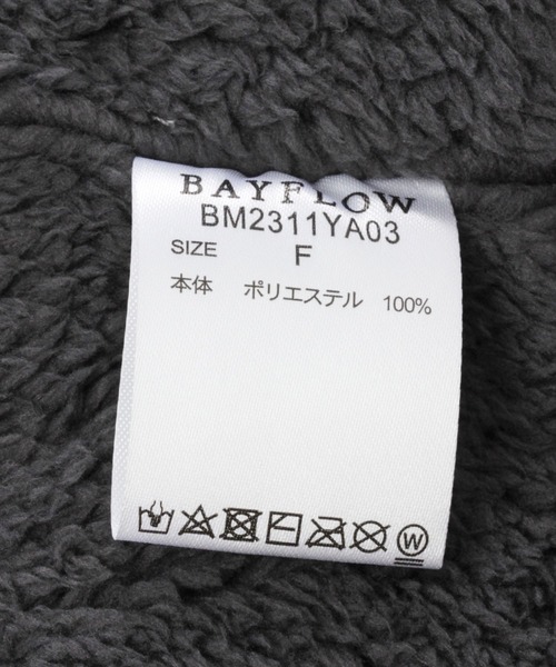 BAYFLOW(ベイフロー)の「ボアマフラー(マフラー・メンズ・ブラック/ナチュラル/グレー・FREE)」の12枚目の写真
