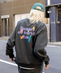 ALAND | 【UNISEX】GROVE×ALAND／GVモンスターレターク ルーネックスウェット（裏起毛）/グローブ/ 2988732(スウェット)