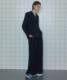 メゾンスペシャル　サイドジップダブルブレステッドジャケット　ネイビー MAISON SPECIAL(メゾンスペシャル)｜Side Zip Double Breasted