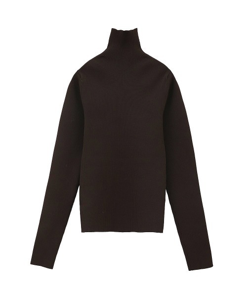 CLANE（クラネ）の「CLANE/クラネ/SLIT COLLAR RIB KNIT（ニット