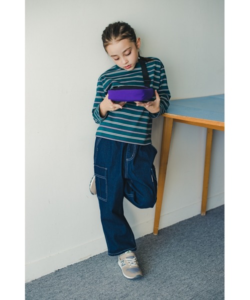 EDWIN(エドウィン)の「【Ou? by EDWIN】カーゴパンツ(カーゴパンツ・キッズ・ネイビー/カーキオリーブ・120/130/150/140/110/100)」の3枚目の写真