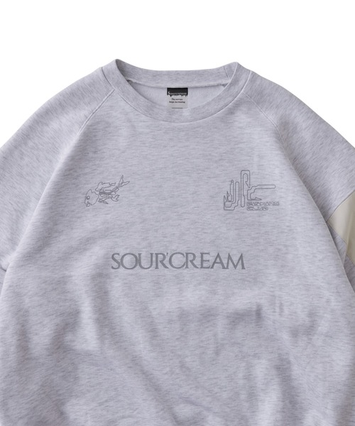 Sourcream(サワークリーム)の「【Sourcream Fishing Club】TECH CREW SWT(スウェット・メンズ・チャコールグレー/アッシュグレー/ネイビー・FREE)」の13枚目の写真