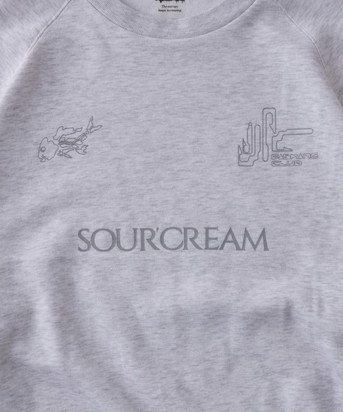 Sourcream(サワークリーム)の「【Sourcream Fishing Club】TECH CREW SWT(スウェット・メンズ・チャコールグレー/アッシュグレー/ネイビー・FREE)」の14枚目の写真