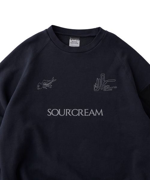 Sourcream(サワークリーム)の「【Sourcream Fishing Club】TECH CREW SWT(スウェット・メンズ・チャコールグレー/アッシュグレー/ネイビー・FREE)」の22枚目の写真