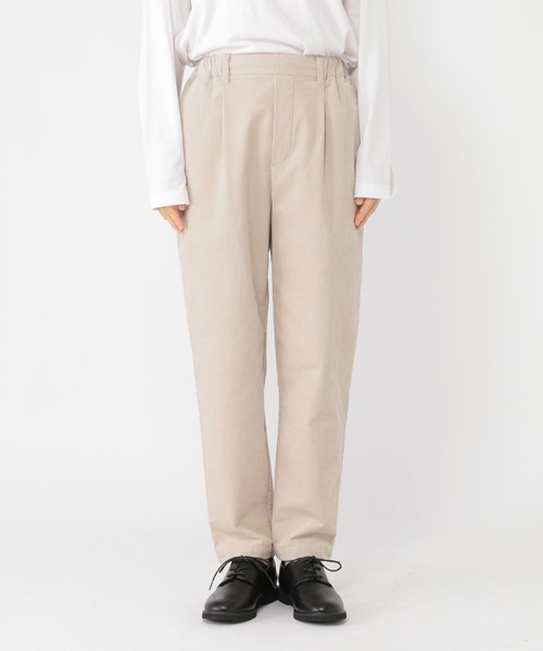 studio CLIP（スタディオクリップ）の「ドビーすっきりテーパードパンツ[プチサイズあり]（その他パンツ・レディース・ブラウン/オフホワイト/ライトグレー/ネイビー・PF/LARGE/XXX-LARGE/MEDIUM/X-LARGE/XX-LARGE）」の19枚目の写真
