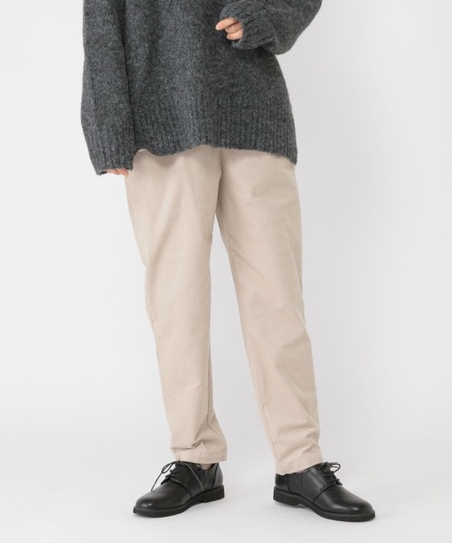 studio CLIP（スタディオクリップ）の「ドビーすっきりテーパードパンツ[プチサイズあり]（その他パンツ・レディース・ブラウン/オフホワイト/ライトグレー/ネイビー・PF/LARGE/XXX-LARGE/MEDIUM/X-LARGE/XX-LARGE）」の15枚目の写真