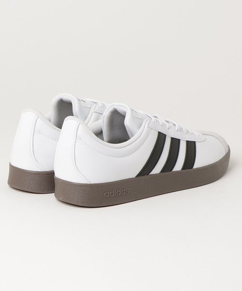 adidas(アディダス)の「アディダス adidas VL コート ベース(スニーカー・メンズ・ホワイト・26.0cm/26.5cm/25.0cm/28.0cm/27.5cm/27.0cm/25.5cm/23.0cm/24.0cm/24.5cm/23.5cm)」の2枚目の写真