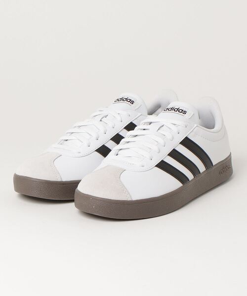adidas(アディダス)の「アディダス adidas VL コート ベース(スニーカー・メンズ・ホワイト・26.0cm/26.5cm/25.0cm/28.0cm/27.5cm/27.0cm/25.5cm/23.0cm/24.0cm/24.5cm/23.5cm)」の4枚目の写真