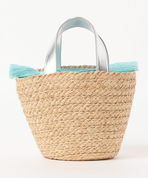 Ray BEAMS(レイビームス)の「Ray BEAMS / リボン ブレード バッグ(かごバッグ・レディース・ブラック/シルバー・ONE SIZE)」の15枚目の写真