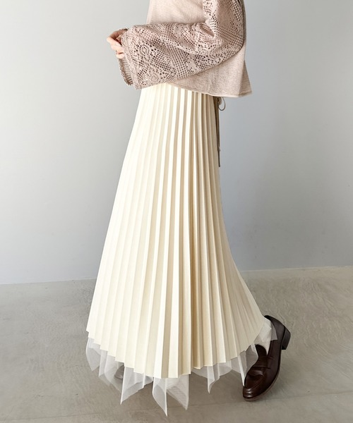 セール】【mily bilet】ふんわり大人フェミニン。パール使い