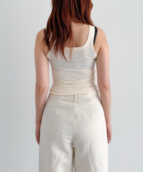 BASERANGE(ベースレンジ)の「BASERANGE Heart tank(タンクトップ・レディース・ホワイト系その他・X-SMALL/SMALL/MEDIUM)」の3枚目の写真