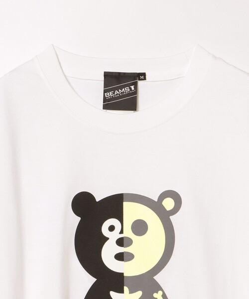 BEAMS T(ビームスティー)の「BEAMS T / ボーンベア Tシャツ(Tシャツ/カットソー・メンズ・ブラック/ホワイト・XL/L/M/S)」の5枚目の写真