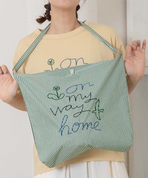 on my way home刺繍ショルダーバッグ