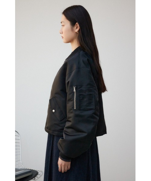 AZUL by moussy(アズールバイマウジー)の「シャーリングMA-1(MA-1・レディース・カーキ/ブラック/アイボリー・FREE)」の21枚目の写真