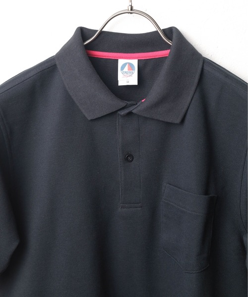 TRUSS(トラス)の「【TRUSS】ベーシックスタイルポロシャツ(ポケット付)(ポロシャツ・レディース・ブラック系1/ネイビー/ホワイト・MEDIUM/LARGE)」の5枚目の写真