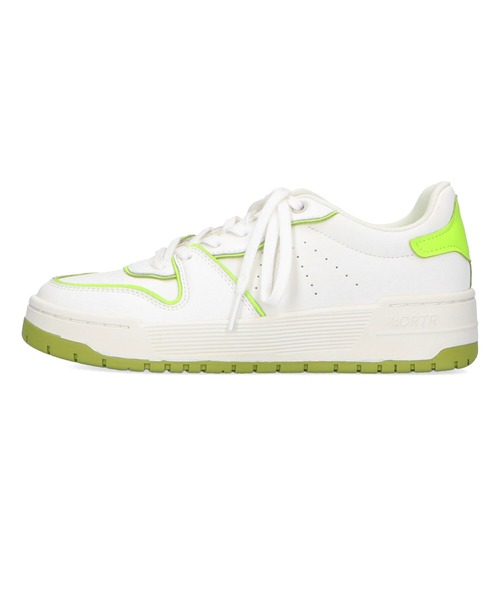 ORiental TRaffic（オリエンタルトラフィック）の「カラーラインコートソールスニーカー OT3731（スニーカー・レディース・グリーン/ピンク/ホワイト・34/35/36/37/38/39/40/41/42）」の9枚目の写真