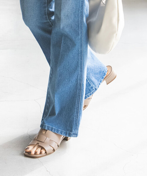 Wrangler（ラングラー）の「《追加》【Wrangler】別注70’sFLARE（デニムパンツ・レディース・ネイビー/サックスブルー・X-SMALL/SMALL/MEDIUM/LARGE）」の13枚目の写真