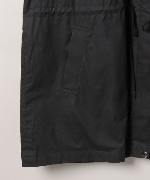 JEANASIS(ジーナシス)の「ハンティングジャケット/105307(ミリタリージャケット・レディース・ブラック/ベージュ・FREE)」の9枚目の写真