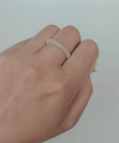 ebine（エビネ）の「Chubby Many Pearl Ring（リング・レディース・ゴールド/シルバー・11/13/16）」の5枚目の写真