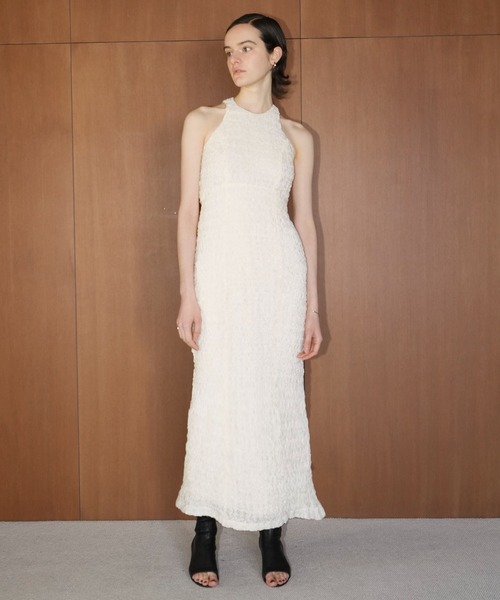 SHIRRING AMERICAN SLEEVE ONEPIECE（ワンピース）｜CLANE