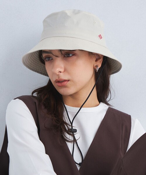 DANTON(ダントン)の「<DANTON>バケットハット(ハット・レディース・ブラック/オフホワイト・FREE)」の3枚目の写真