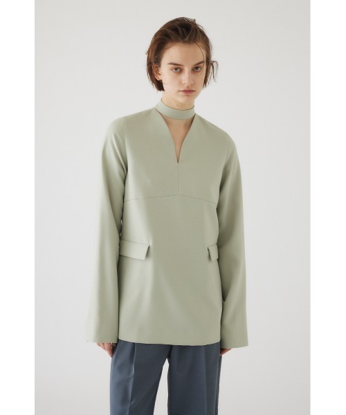 RIM.ARK Crashing waves tops 長袖ブラウス RIM.ARK（リムアーク）の「Crashing waves tops（シャツ