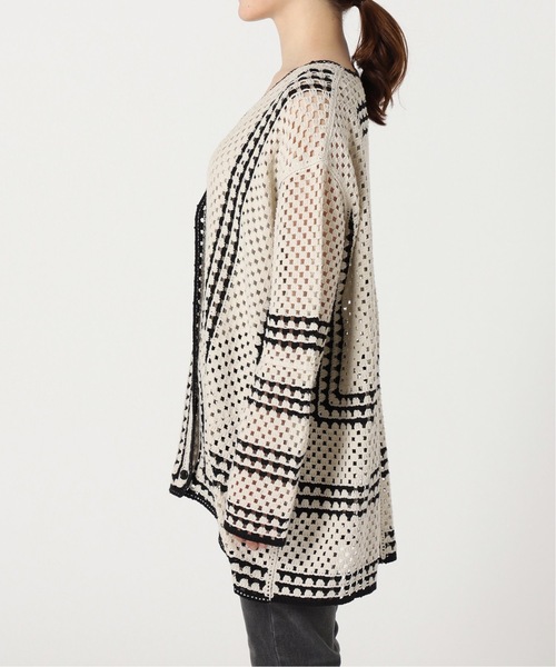 JOURNAL STANDARD relume(ジャーナルスタンダード レリューム)の「《追加5》クロシェラインVネックカーディガン(カーディガン/ボレロ・レディース・ベージュ・FREE)」の20枚目の写真