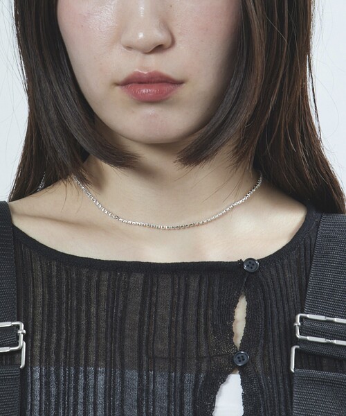 Firsthand(ファーストハンド)の「Firsthand/ファーストハンド CRYSTAL CHOKER / クリスタルチョーカー(ネックレス・レディース・シルバー・FREE)」の6枚目の写真