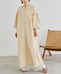 titivate | 2wayボリュームパフスリーブシャツワンピース(シャツワンピース)