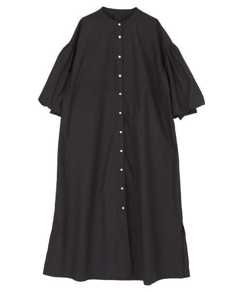 titivate（ティティベイト）の「2wayボリュームパフスリーブシャツワンピース（シャツワンピース・レディース・ブラック/オフホワイト/ライトベージュ・S/M）」の14枚目の写真