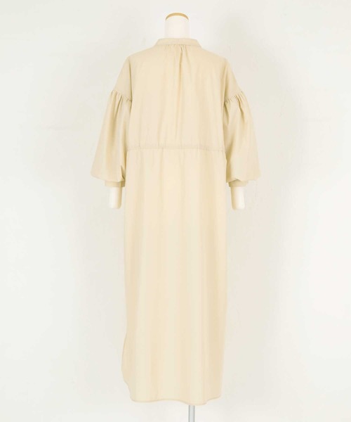 titivate（ティティベイト）の「2wayボリュームパフスリーブシャツワンピース（シャツワンピース・レディース・ブラック/オフホワイト/ライトベージュ・S/M）」の18枚目の写真