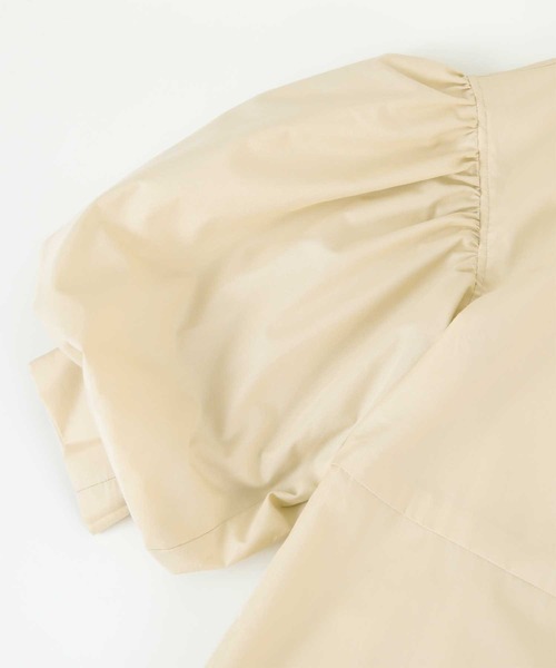 titivate（ティティベイト）の「2wayボリュームパフスリーブシャツワンピース（シャツワンピース・レディース・ブラック/オフホワイト/ライトベージュ・S/M）」の20枚目の写真