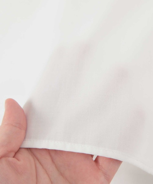 titivate（ティティベイト）の「2wayボリュームパフスリーブシャツワンピース（シャツワンピース・レディース・ブラック/オフホワイト/ライトベージュ・S/M）」の22枚目の写真