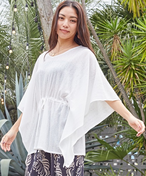 Kahiko(カヒコ)の「【Kahiko】マオマオトップス(その他トップス・レディース・ホワイト/グリーン/ブラック/ベージュ/ネイビー/オレンジ・FREE)」の2枚目の写真