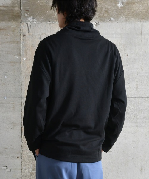 En serio TOKYO（エンソリオトーキョー）の「カウルネックプルオーバー（パーカー・メンズ・ブラック/ターコイズブルー/チャコール・MEDIUM/LARGE/X-LARGE）」の5枚目の写真